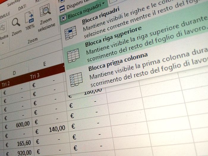 Come Bloccare Una Riga Excel Salvatore Aranzulla