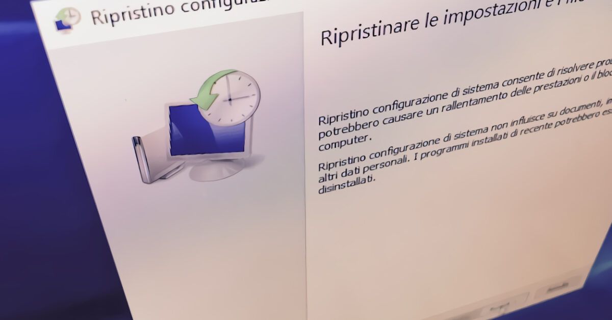 Come Creare Punto Di Ripristino Windows 10 Salvatore Aranzulla