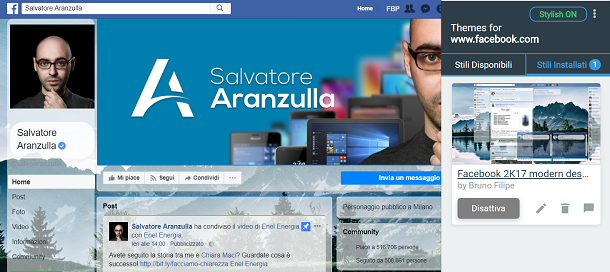 Come Cambiare Colore A Facebook Salvatore Aranzulla