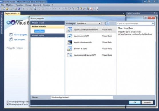 visual basic 2010 download gratis italiano