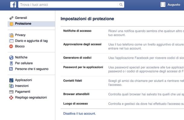 Come cancellarsi da Facebook Salvatore Aranzulla