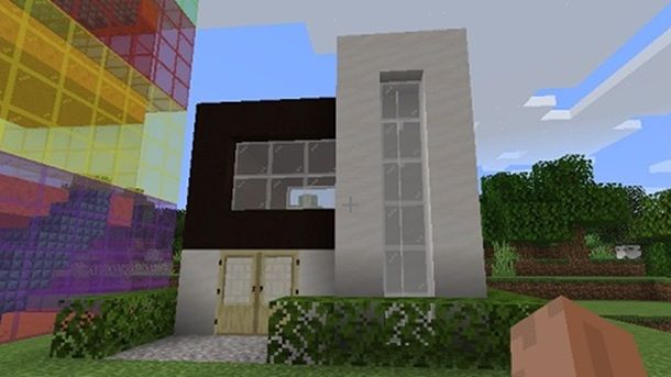 Costruiamo una casa moderna su minecraft