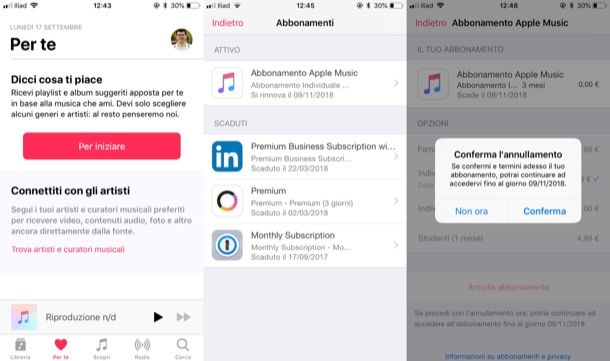 come disattivare apple music salvatore aranzulla