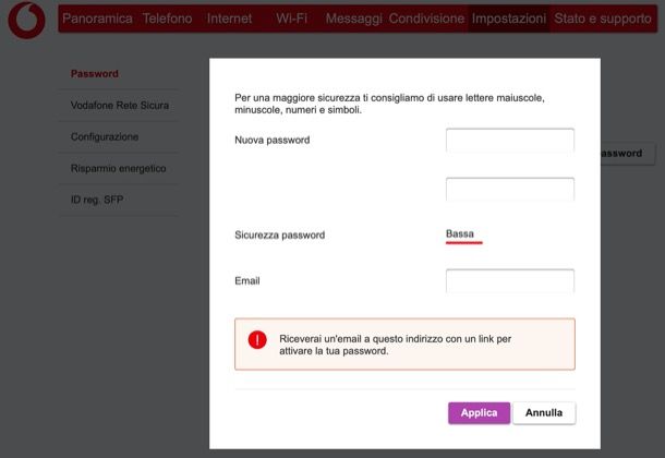 craccare password vodafone station