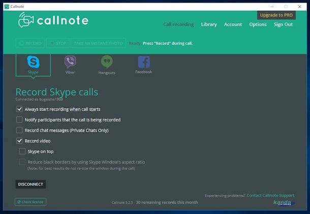 signup for callnote