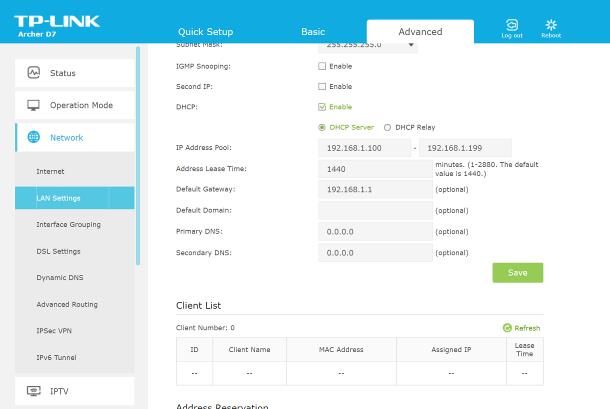 Come impostare DNS