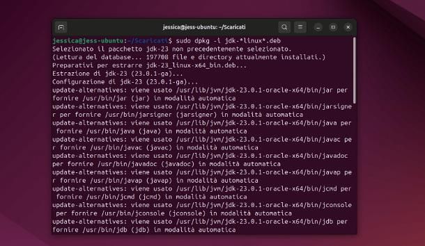 Come installare Java Ubuntu