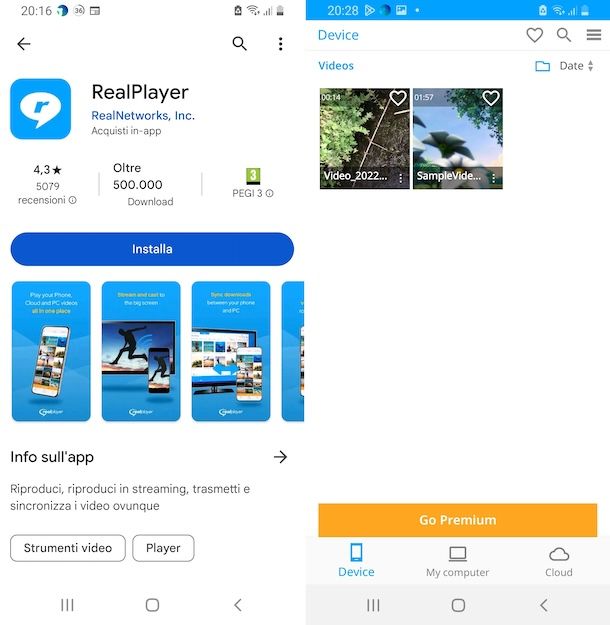 RealPlayer Android