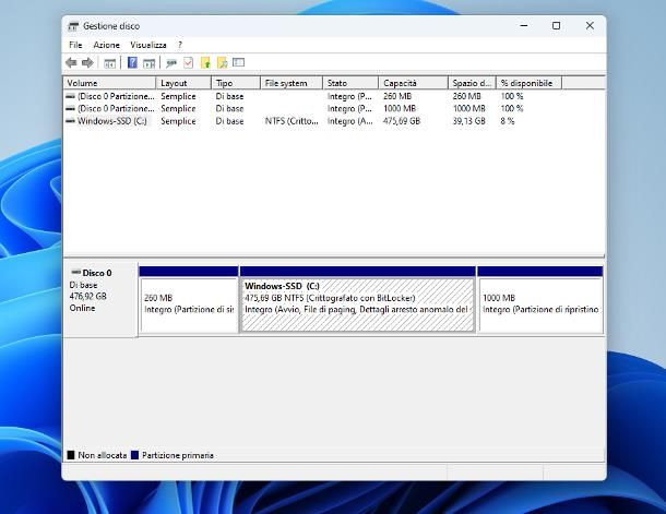 Come creare partizione disco: Windows 10 e Windows 11