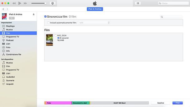 Come trasferire foto da iPad a PC con iTunes