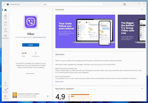 Viber Windows 11