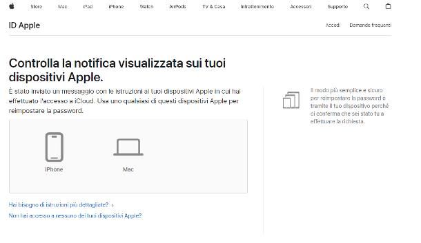 Come bypassare iCloud: ripristino password