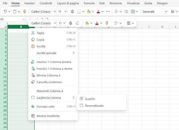 Come adattare le celle di Excel al contenuto