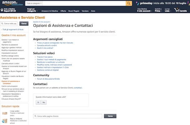 amazon live chat