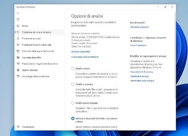 Come ottenere assistenza in Windows 10: virus