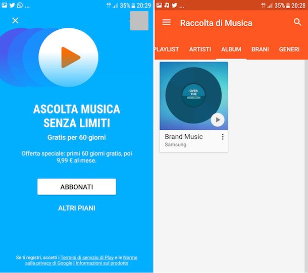 Ascoltare Musica Offline Su Android