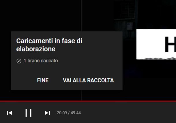 Come caricare musica su YouTube Music