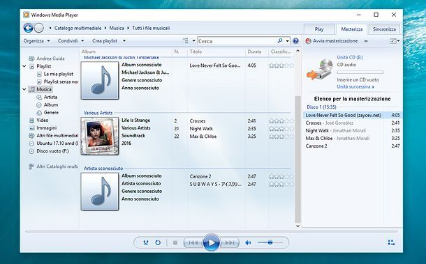 Come convertire MP3 in CD audio