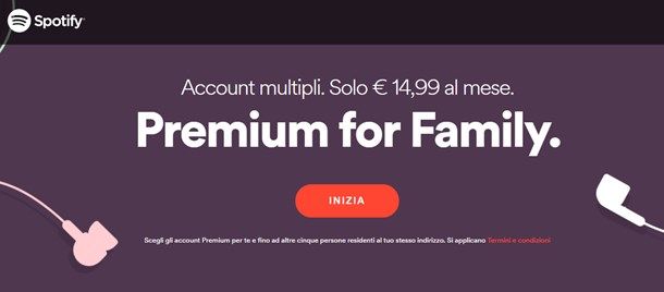 spotify family come funziona salvatore aranzulla