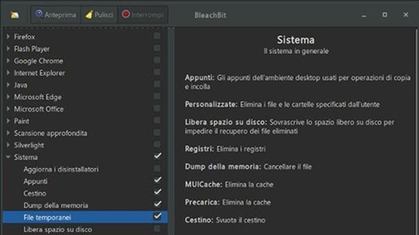 Programmi di pulizia Windows