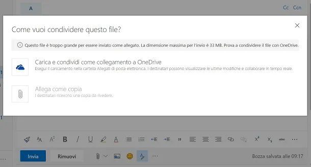 Come inviare file audio di grandi dimensioni