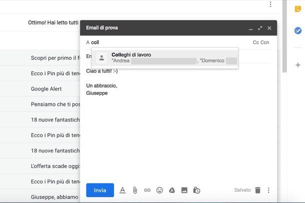 Come Creare Una Mailing List Con Gmail Blog Sulla Tecnologia E Non Solo