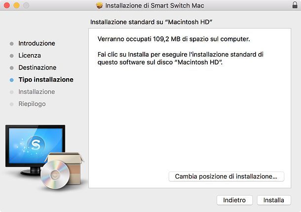 smart switch for mac with device initialization