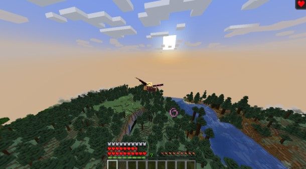 Volare su Minecraft: mod