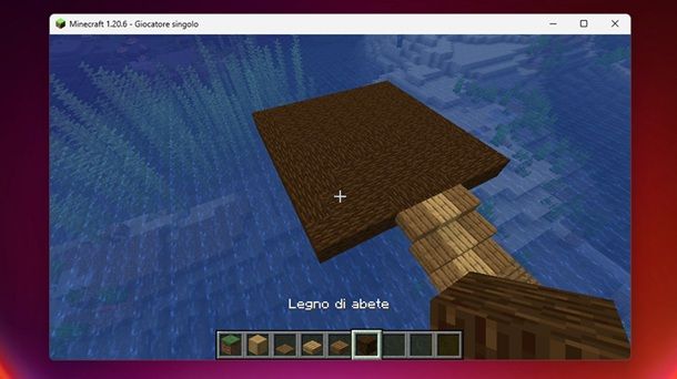 Base villa legno di abete Minecraft