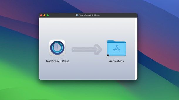 Installazione TeamSpeak macOS