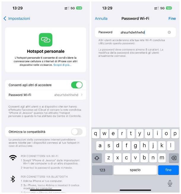 Come connettere PC a Internet con iPhone