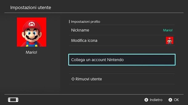 Come creare un nuovo account Nintendo Switch