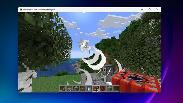 Cannone funzionante Minecraft Java