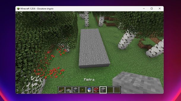 Minecraft Java Pietra
