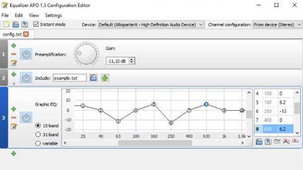 Equalizer APO Programmi per potenziare audio PC