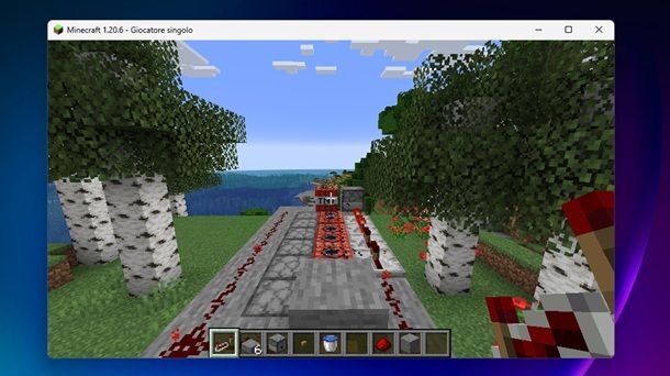 TNT in fase di esplosione Minecraft