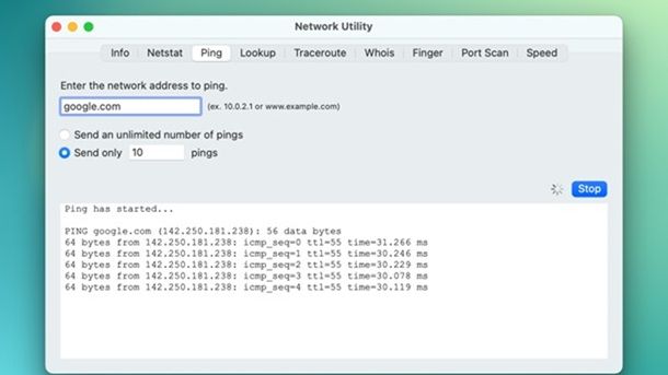 Neo Network Utility Programmi per potenziare Wi-Fi macOS