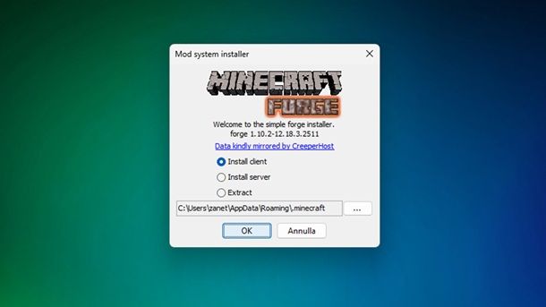 Forge Minecraft Java