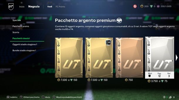 Pacchetti FC Ultimate Team EA Sports FC FIFA