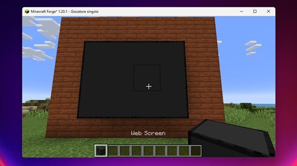 Web Screen TV Minecraft Mod