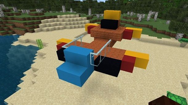 Minecraft Bedrock Come fare un aereo su Minecraft