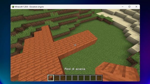 Minecraft coda aereo