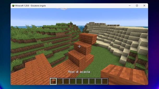 Scalini coda aereo Minecraft