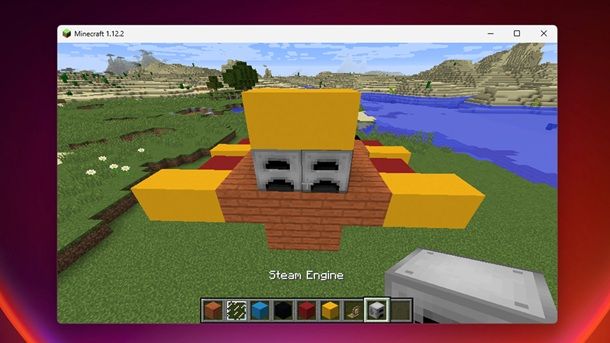 Steam Engine coda Minecraft