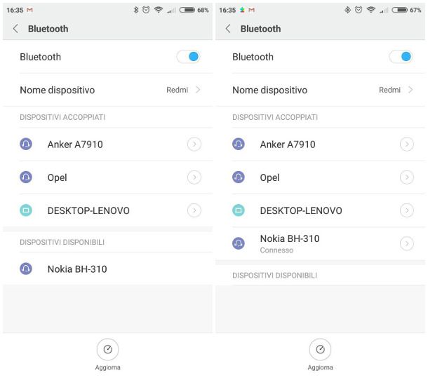 Come usare Bluetooth Android: associazione dispositivi