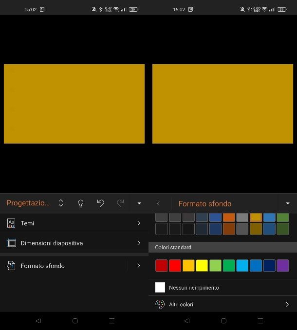 Come mettere lo sfondo colorato su PowerPoint