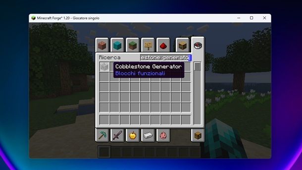 Cobblestone Generator Minecraft Mod