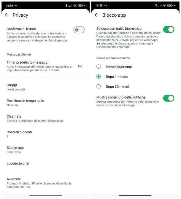 Come mettere il Touch ID su WhatsApp per Android