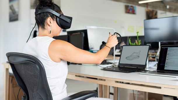 Realtà virtuale visore lavoro