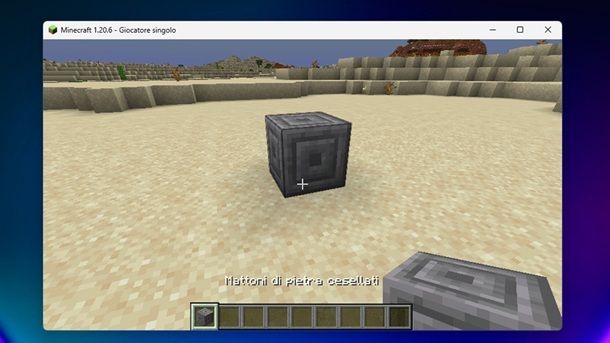 Mattone di pietra cesellato Minecraft